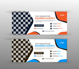 Corporate and Digital Business Marketing Promotion Horizontal Web Banner Design