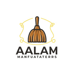 vector Halloween pumpkin _ cleaning company logo design _ Modern logo