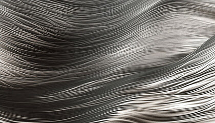 Effortless beauty in a futuristic animal illustration with silky hair generated by AI