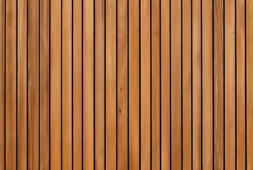 Tuinposter Wood cladding texture background.Brown wood planks.  © Emmy Ljs