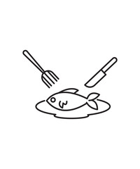 food icon, vector best line icon.