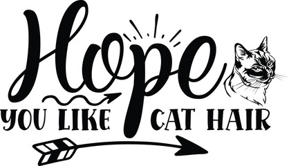 Hope you like cat hair. svg design