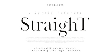 Abstract technology alphabet tech font. digital space typography vector illustration design - obrazy, fototapety, plakaty