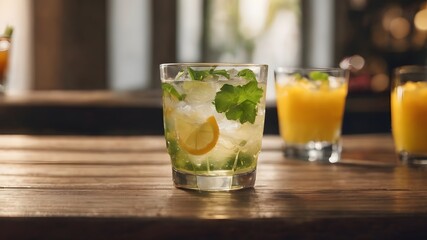 Fresh Drink Background Very 