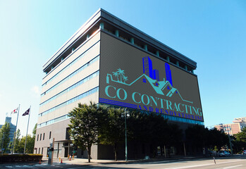 It is a co contracting company logo.