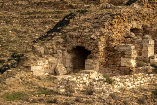Bilbilis Roman Ruins: Captivating Image of the Ancient Theatre's Entrance