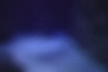 Digital dust effect abstract background. Blue overlay. Rough grunge grain noise. Creative Defocused Effect, Blurred Glow. Nostalgia, vintage 70s, 80s 90s style. Abstract grainy lo-fi background