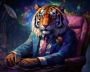 Tiger Galactic diplomat forging interstellar peace