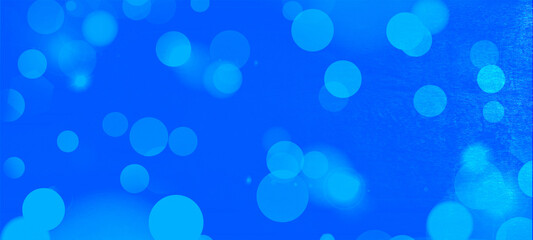 Blue bokeh background for seasonal and holidays event with copy space for text or image, Best suitable for online Ads, poster, banner, sale, celebrations and various design works