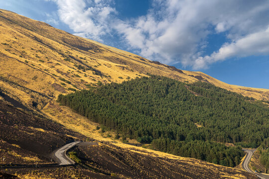 Etna, Italy: volcanic landscapes