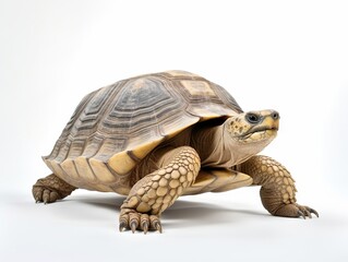 Fototapeta premium Turtle on white background