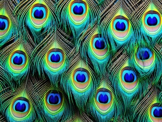 Obraz premium Peacock feathers.