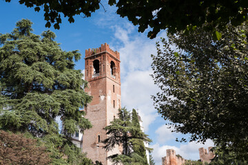 Castle of Castelfranco Veneto, Italy - 672770576