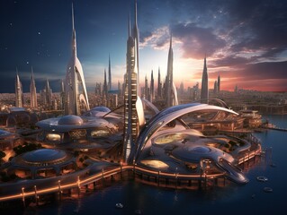 Dubai is known as the playground for architects - obrazy, fototapety, plakaty
