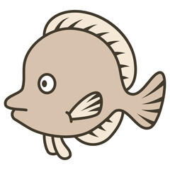 fish cartoon illustration