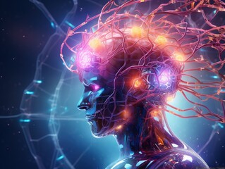 Artificial neural network. Computer intelligence based on the nerve cells of the brain