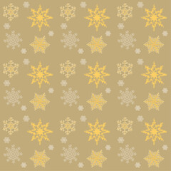 seamless pattern with snowflakes