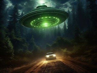 Ufo car abduction