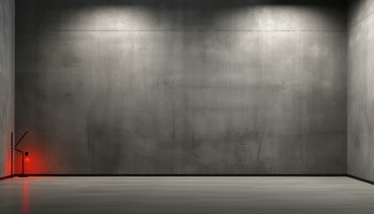 Empty room interior with textured concrete wall   high quality 3d render for background design