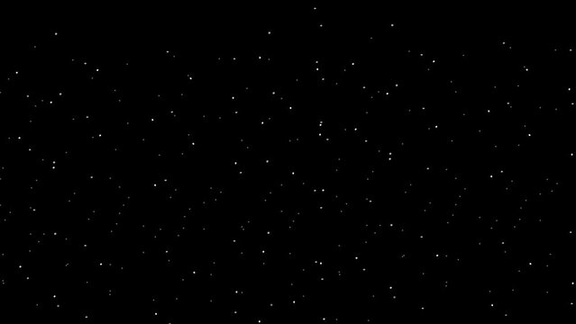 soft snowfall green screen or black screen, 4k animation video background