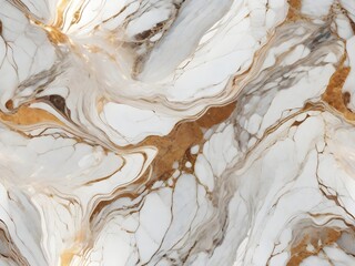 White beige brown abstract marble granite natural stone texture background. Generative AI