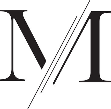 M letter logo modern design