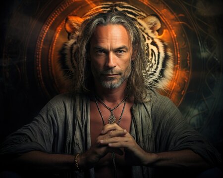 Tiger Quantum hypnotist exploring altered states of consciousness