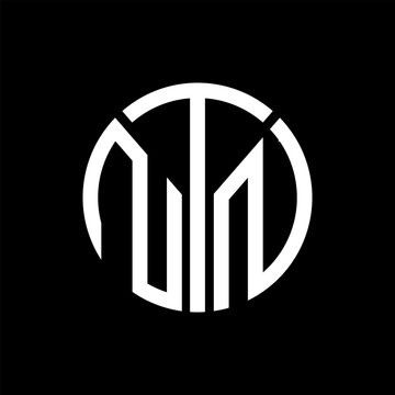 NTN letter logo abstract design. NTN unique design, NTN letter logo design on black background. NTN creative initials letter logo concept. NTN letter design.NTN

