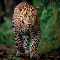 high resolution Illustration of a Leopard