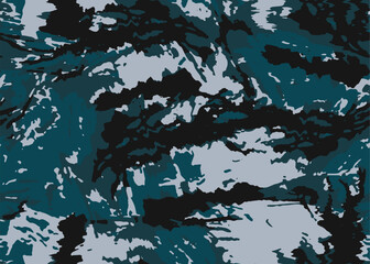 Full seamless camouflage texture skin pattern vector for military textile. Usable for Jacket Pants Shirt and Shorts. Dirty army camo masking design for hunting fabric print and wallpaper.  © MSK Design