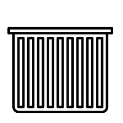  Basket Icon and Illustration in Line Style