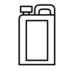 Gasoline Icon and Illustration in Line Style