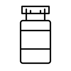 Medicine  Icon and Illustration in Line Style