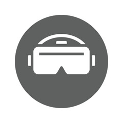 Entertainment, glasses, virtual icon.