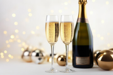 Cheers to the New Year with Champagne