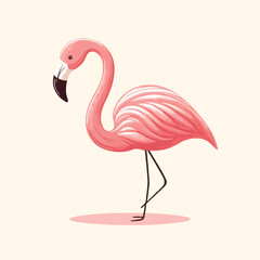 Cute flamingo vector illustration, seamless pattern, textile graphic, wallpaper designs