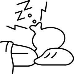 snoring  icon