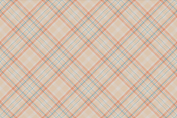 Seamless pattern of scottish tartan plaid. Repeatable background with check fabric texture. Vector backdrop striped textile print. - obrazy, fototapety, plakaty