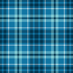 Plaid seamless pattern. Check fabric texture. Vector textile print.
