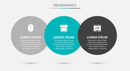 Obraz premium Set Calendar, Lucky player and Online poker table game. Business infographic template. Vector