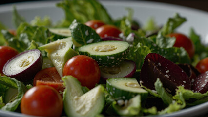 fresh vegetable salad