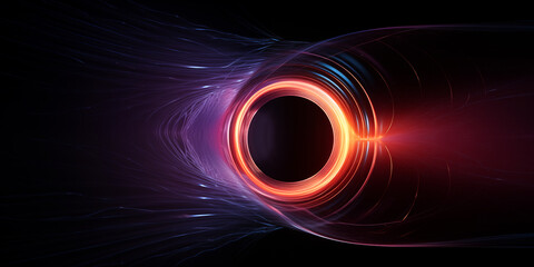 technology background with plasma energy, nuclear fusion technology 