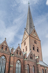 Fototapeta na wymiar Church in Hamburg, Germany