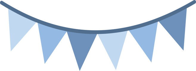 Obraz premium Party flag illustration