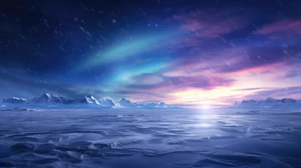 Keuken foto achterwand Noorderlicht Ethereal arches of polar lights