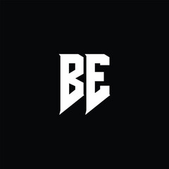 Obraz premium be letter desing and monogram logo