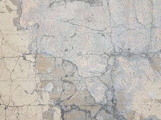 Old beige concrete wall texture background. Grunge plaster stucco material