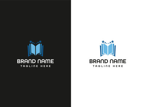 book letter business logo design