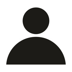 Pictogram user member human being vector