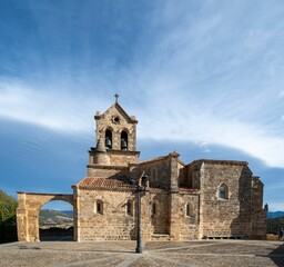 Fototapeta na wymiar The San Vicente Martir under a blue sky